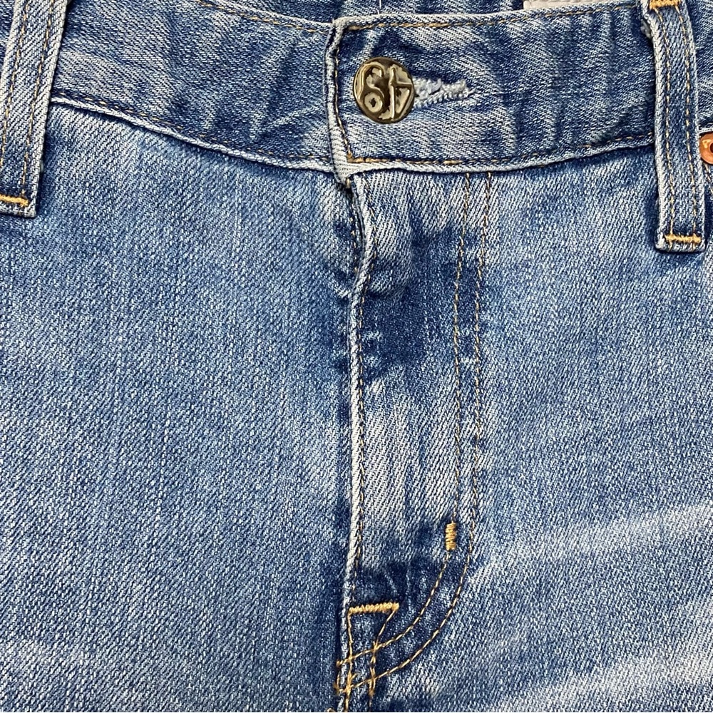 AG-ED DENIM Adriano Goldschmied Classic Blue Straight Fade Jeans Sz 31R - Picture 4 of 16